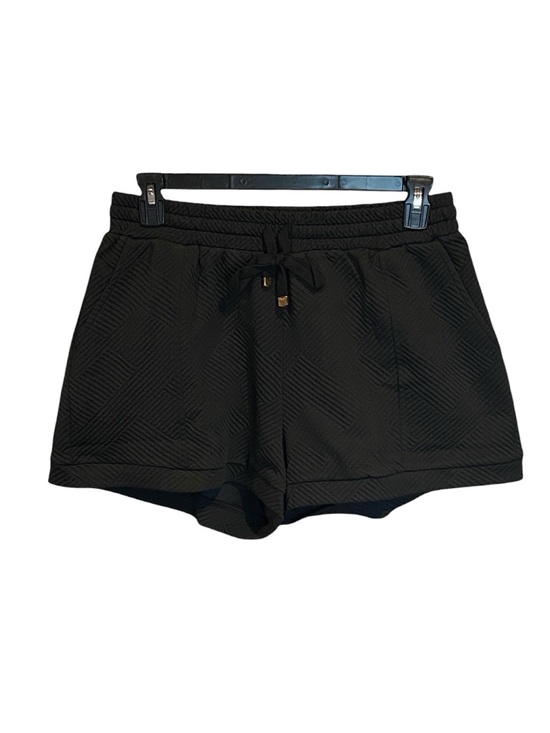 Umgee Pants - Umgee Plus Boutique Style Black Textured Pull On Shorts Womens Size XL NWT
